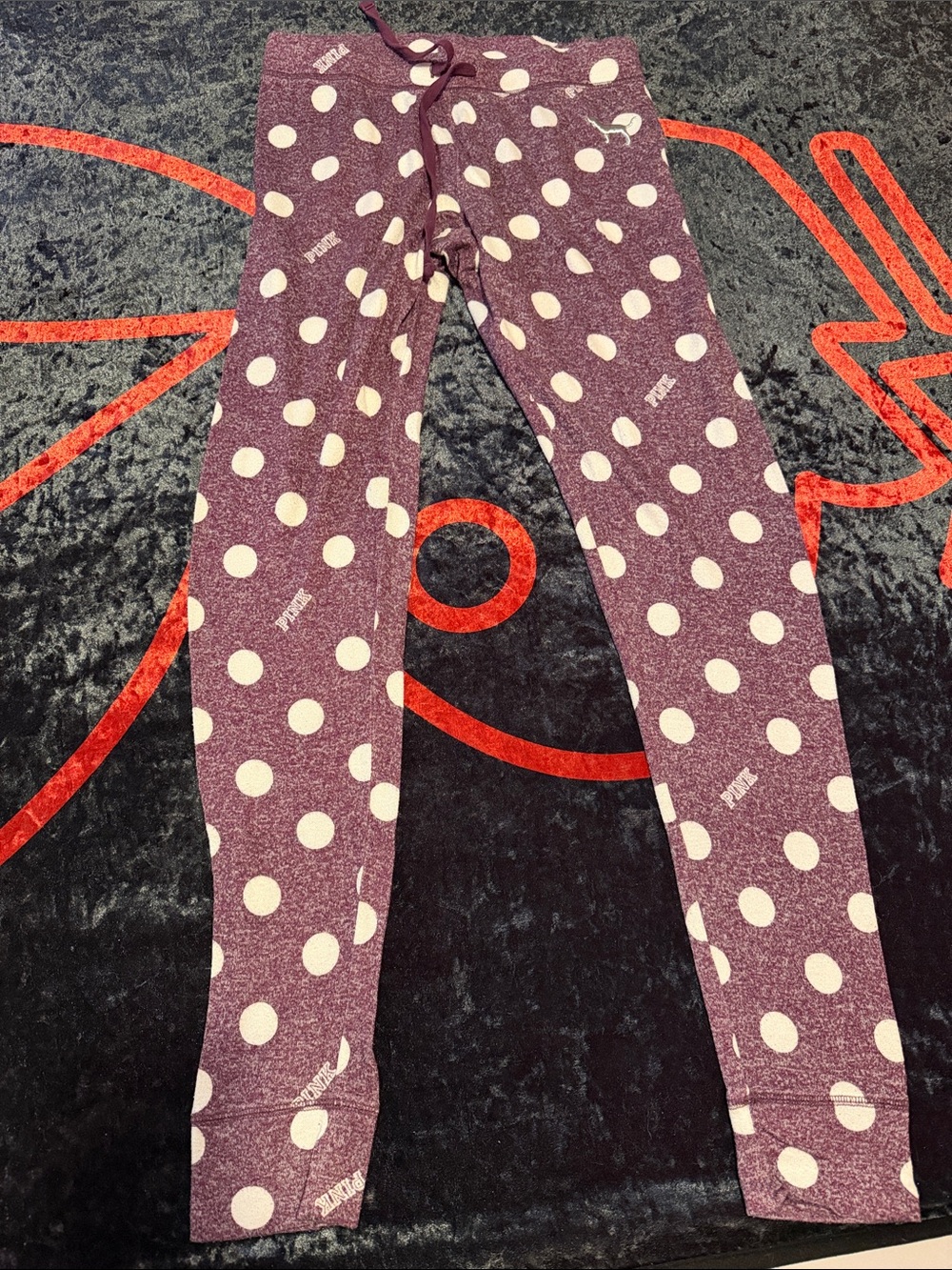 VS PINK polka dot pj pants